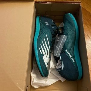 New Balance tidepool/verdite womens racing shoes